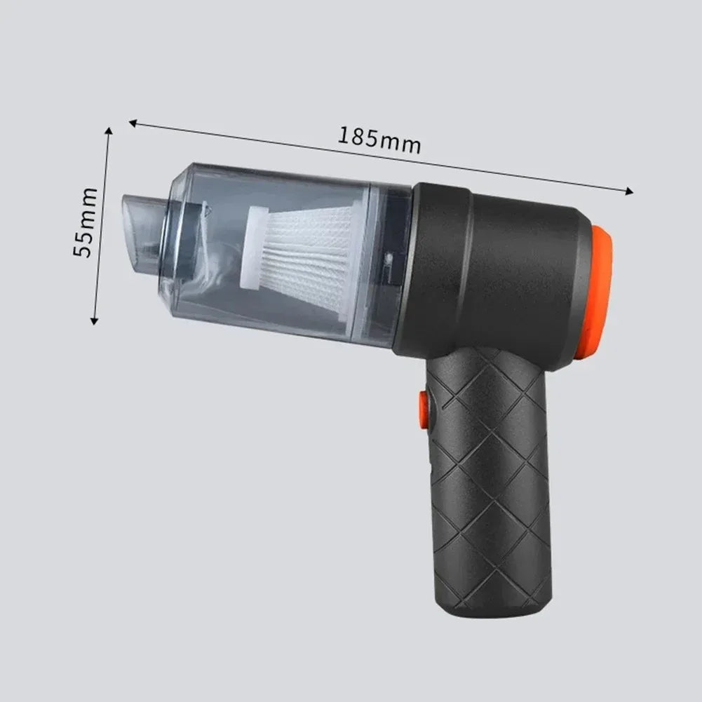 Aspirapolvere per Auto Senza Fili 120W, Portatile e Cordless, Potente Aspiratore per Casa, Ufficio e Auto