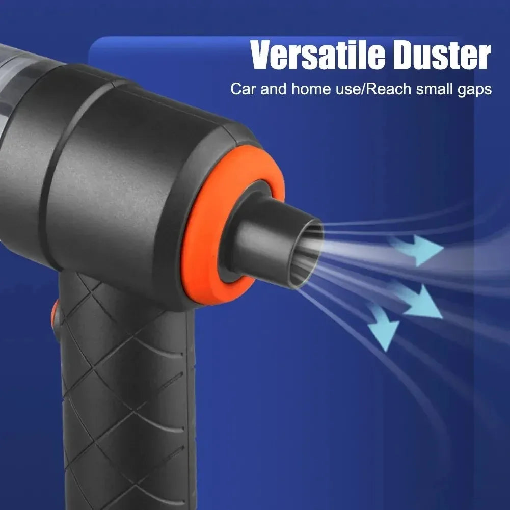 Aspirapolvere per Auto Senza Fili 120W, Portatile e Cordless, Potente Aspiratore per Casa, Ufficio e Auto