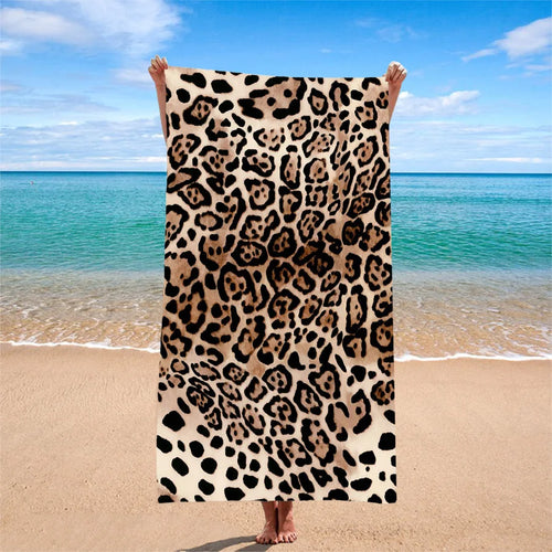 1pc asciugamano da nuoto Super assorbente e ad asciugatura rapida, coperta da spiaggia leggera e morbida, adatta per il nuoto in spiaggia campeggio all'aperto